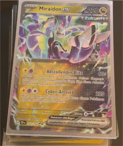 2024 Pokémon TCG Temporal Forces #122 Miraidon EX — front