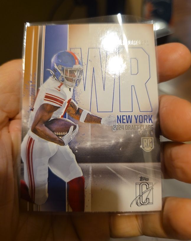 2024 Topps Signature Class #159 Malik Nabers — front