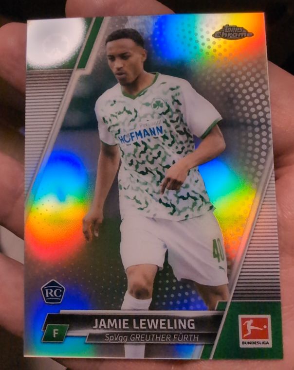 2021-22 Topps Chrome Bundesliga #44 Jamie Leweling — front