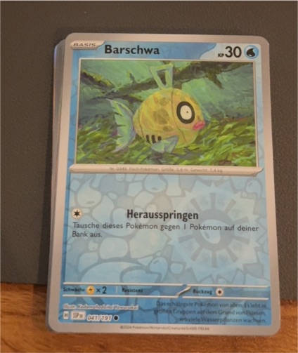2024 Pokémon Surging Sparks #041 Barschwa — front