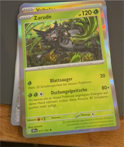 2024 Pokémon Surging Sparks #011 Zarude — front