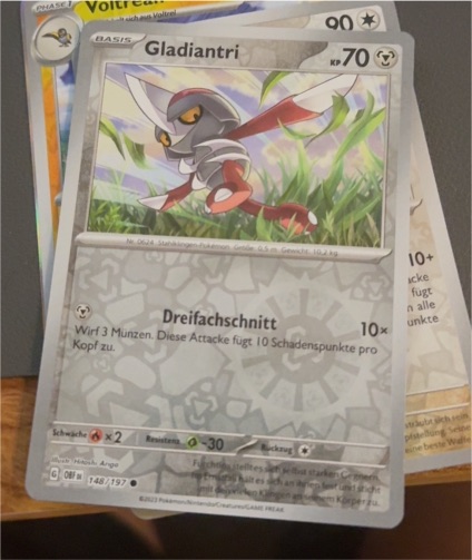 2023 Pokémon SV03: Obsidian Flames #148 Gladiantri — front