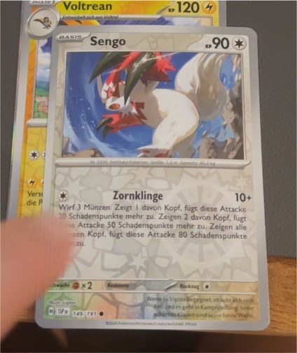 2024 Pokémon Sv08: Surging Sparks #149 Sengo — front