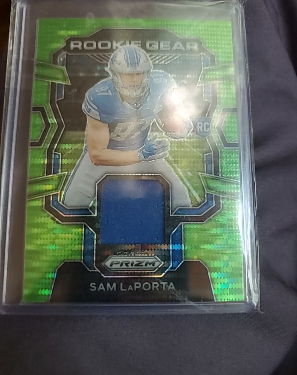 2023 Panini Prizm Rookie Gear #RG-SL Sam LaPorta — front