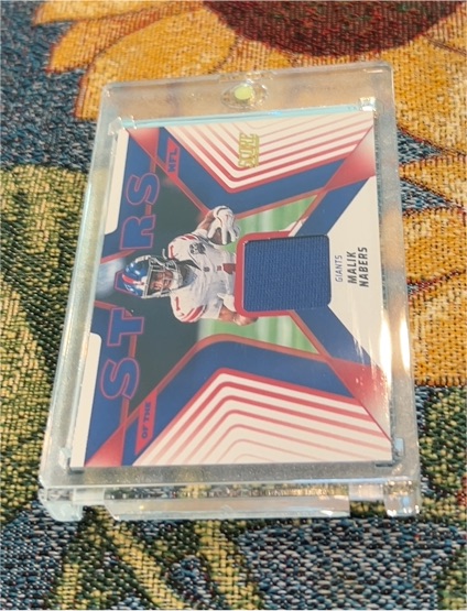 2025 Panini Score Stars Of The NFL #SNJ-MNS Malik Nabers — front