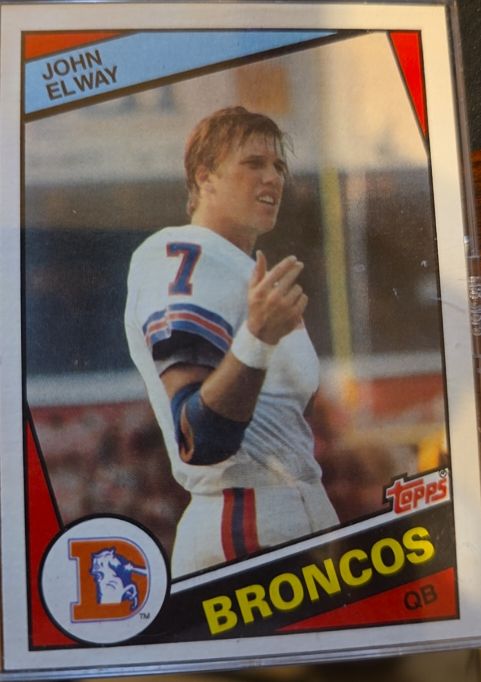 1984 Topps #63 John Elway — front