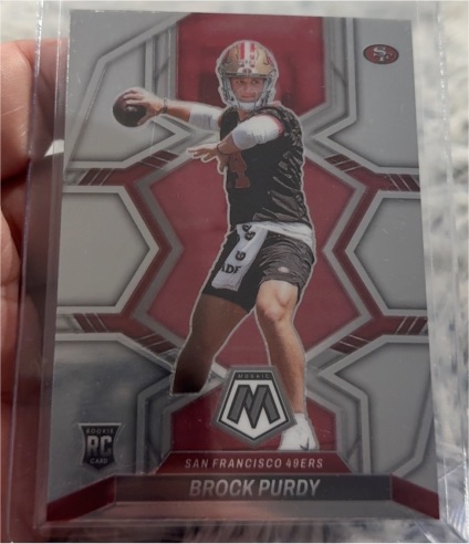 2022 Panini Mosaic #367 Brock Purdy — front