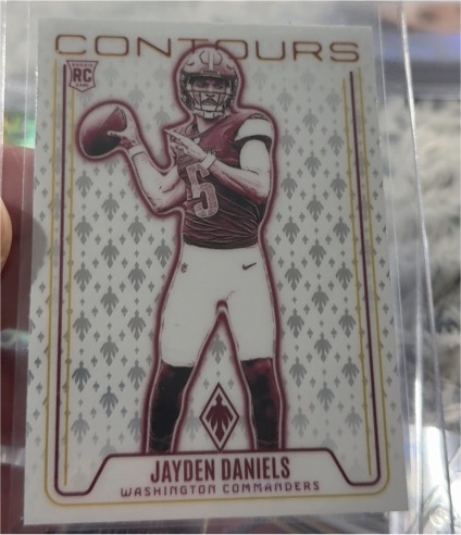 2024 Panini Phoenix Contours #CON-JDS Jayden Daniels — front