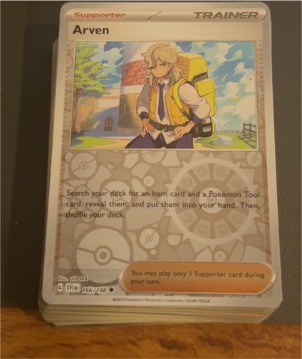 2023 Pokémon Scarlet & Violet #166 Arven — front