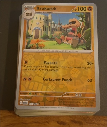 2023 Pokémon Scarlet & Violet SV01 #116 Krokorok — front