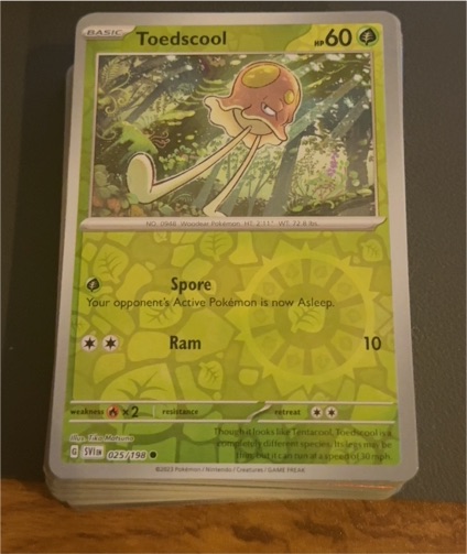2023 Pokémon Scarlet & Violet #025 Toedscool — front