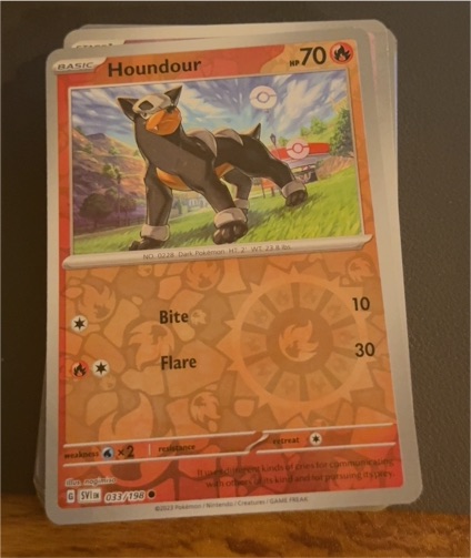 2023 Pokémon Scarlet & Violet #033 Houndour — front