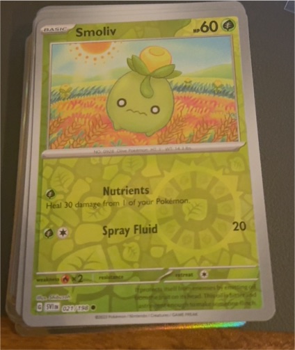 2023 Pokémon Scarlet & Violet #021 Smoliv — front