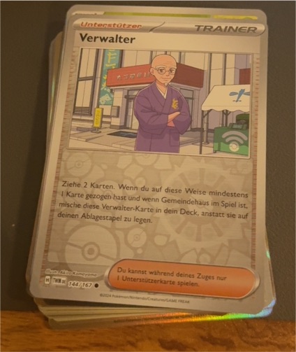 2024 Pokémon Twilight Masquerade #144 Verwalter — front