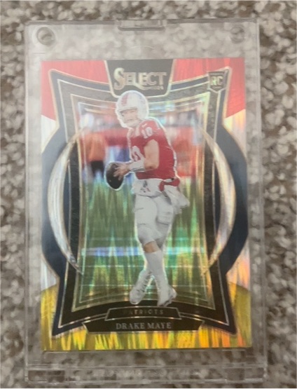 2024 Panini Select Concourse #27 Drake Maye Rookie Card — front