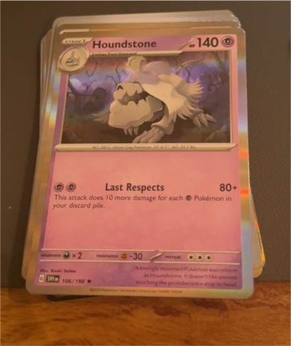 2023 Pokémon Scarlet & Violet Base Set #106 Houndstone — front