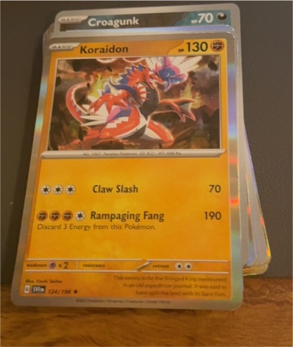 2023 Pokémon Scarlet & Violet #124 Koraidon — front