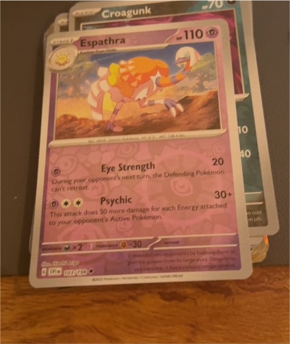 2023 Pokémon TCG Scarlet & Violet #103 Espathra — front