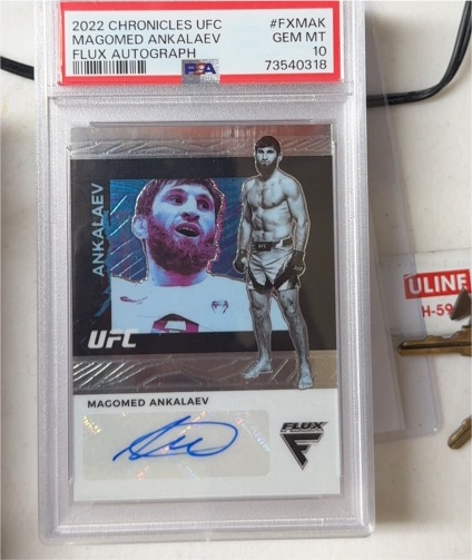 2022 Panini Chronicles UFC Flux Autograph #FXMAK Magomed Ankalaev — front