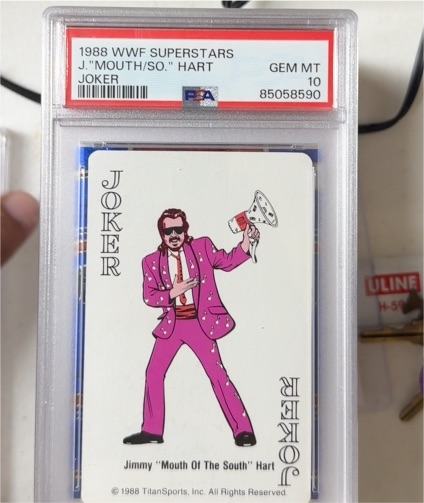 1988 WWF Superstars Jimmy "Mouth Of The South" Hart Joker Titan Sports — front