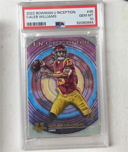 2022 Bowman U Inception #45 Caleb Williams — front