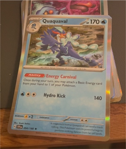 2023 Pokémon Scarlet & Violet Base Set #054 Quaquaval — front