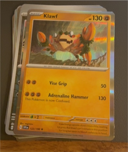 2023 Pokémon Scarlet & Violet #122 Klawf — front