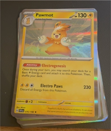 2023 Pokemon Scarlet & Violet #076 Pawmot — front
