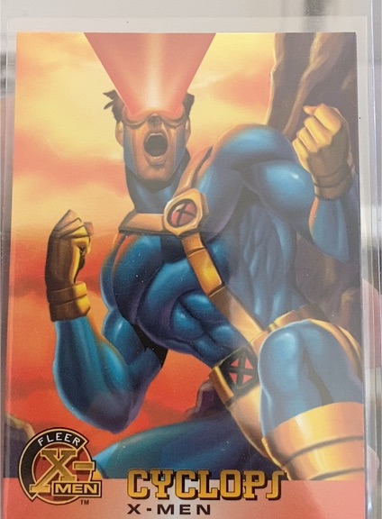 1996 Fleer X-Men #5 Cyclops — front