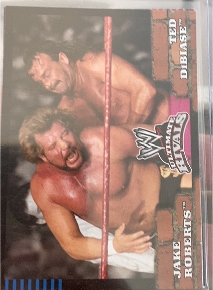 2008 Topps Ultimate Rivals WWE #82 Jake Roberts vs. Ted DiBiase — front