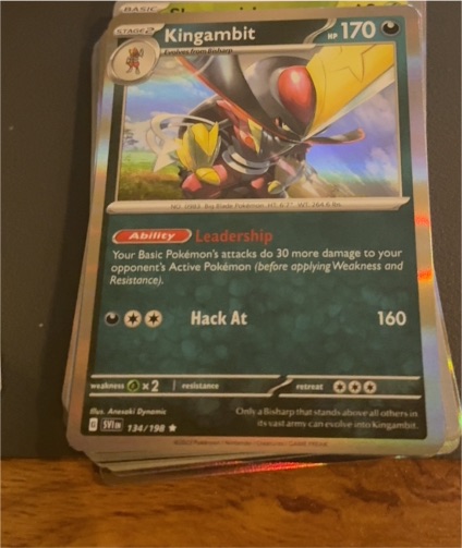 2023 Pokémon Scarlet & Violet Base Set #134 Kingambit — front