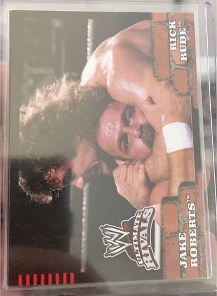 2008 Topps WWE Ultimate Rivals Rick Rude & Jake Roberts — front