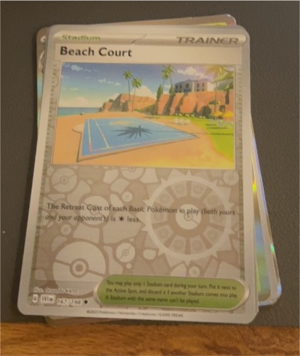 2023 Pokémon Scarlet & Violet #167 Beach Court — front