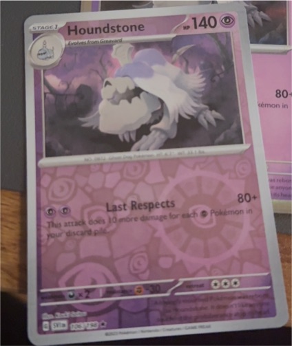 2024 Pokémon Paldean Fates #43 Houndstone — front
