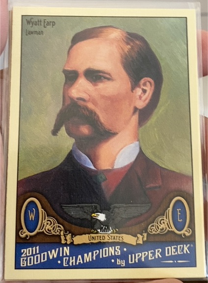 2011 Upper Deck Goodwin Champions Wyatt Earp — front