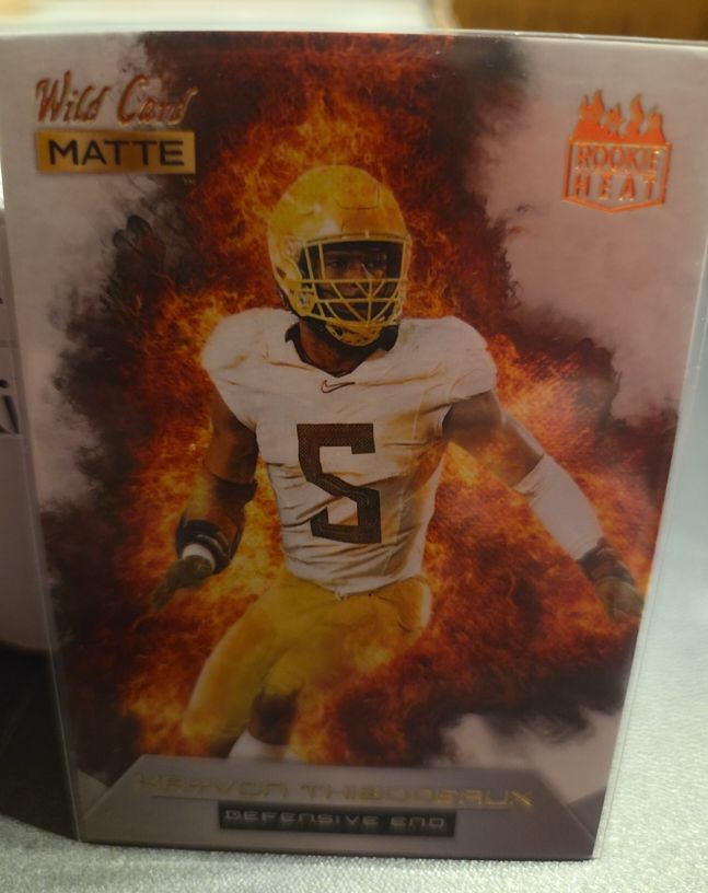 2022 Wild Card Matte Rookie Heat #RH-17 Kayvon Thibodeaux — front