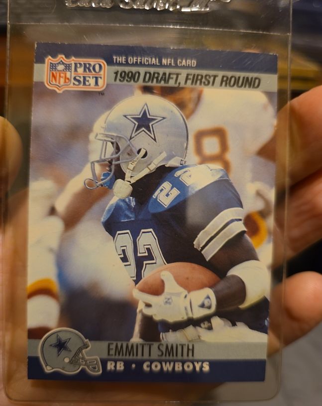 1990 Pro Set #685 Emmitt Smith — front
