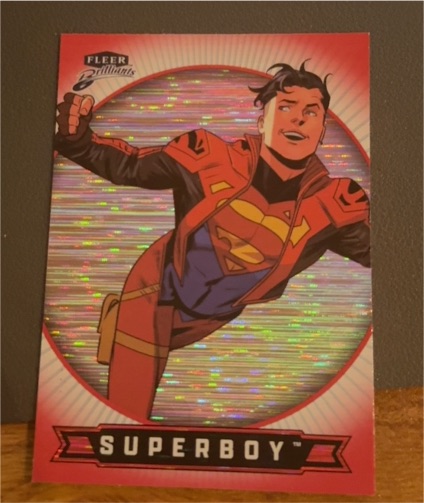2025 Fleer Brilliants Superman #16 Superboy (Connor Kent) — front
