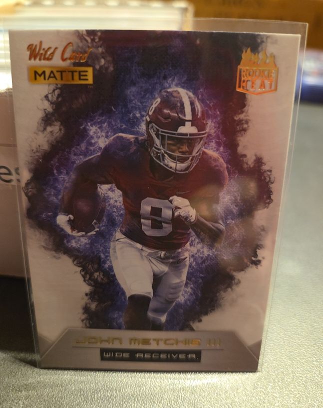 2022 Wild Card Matte #RH-14 John Metchie III Rookie Heat — front