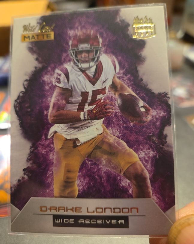 2022 Wild Card Matte Rookie Heat #RH-10 Drake London — front