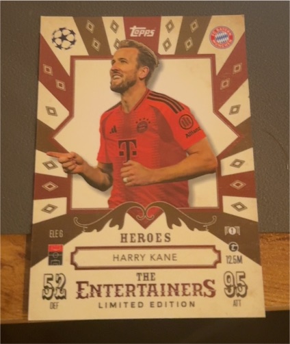 Topps Match Attax UCL 2024/25 ELE6 Harry Kane — front