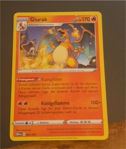 2025 Pokémon McDonald's Promo #001 Glurak — front