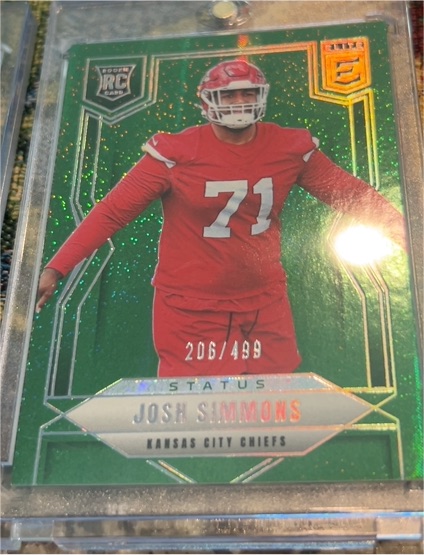 2025 Panini Donruss Elite #206 Josh Simmons — front