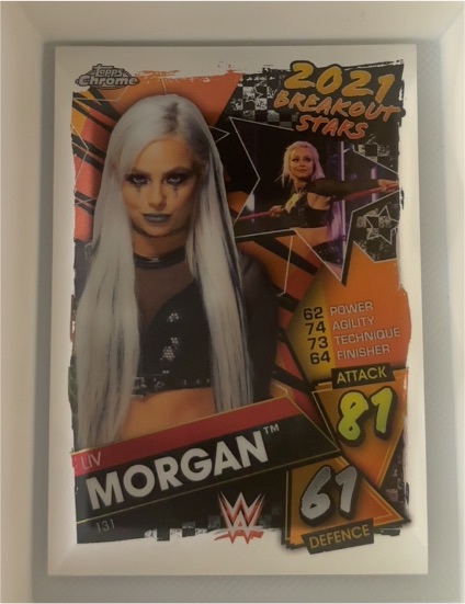 2021 Topps Chrome Slam Attax #131 Liv Morgan — front