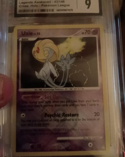 2008 Pokémon Legends Awakened #43 Uxie — front