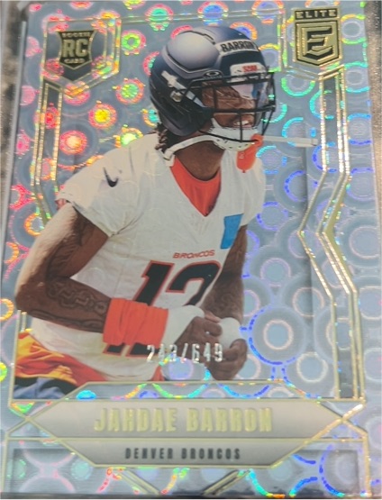2025 Panini Donruss Elite #RC Jahdae Barron — front