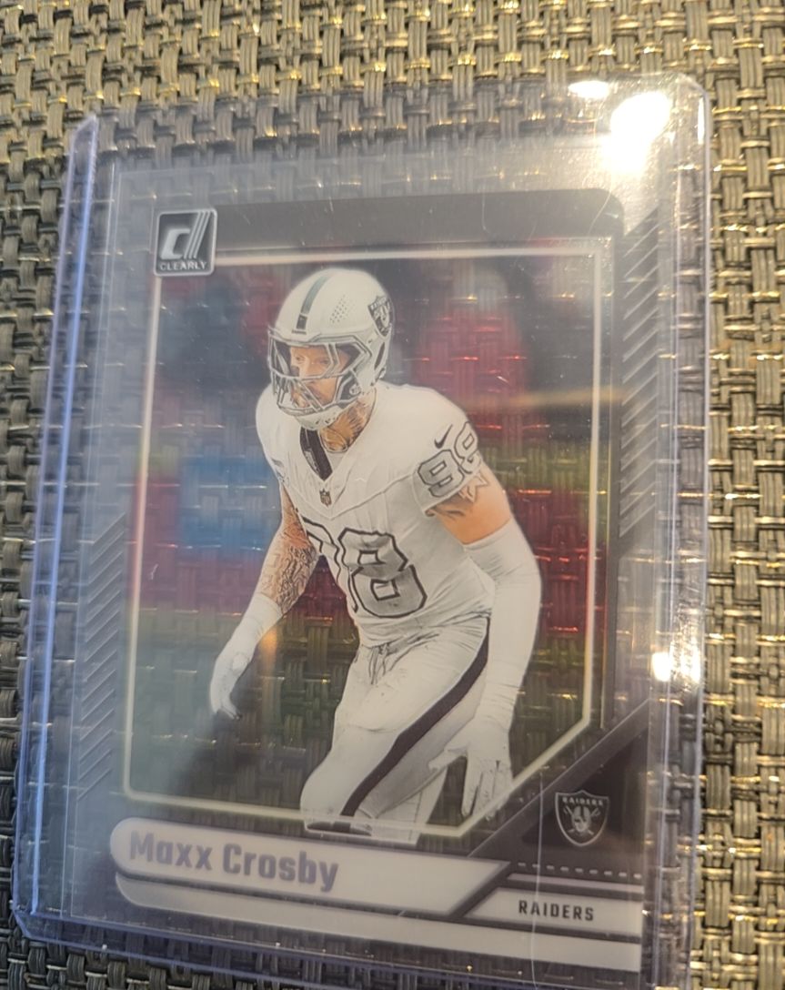 2024 Donruss Clearly #23 Maxx Crosby — front
