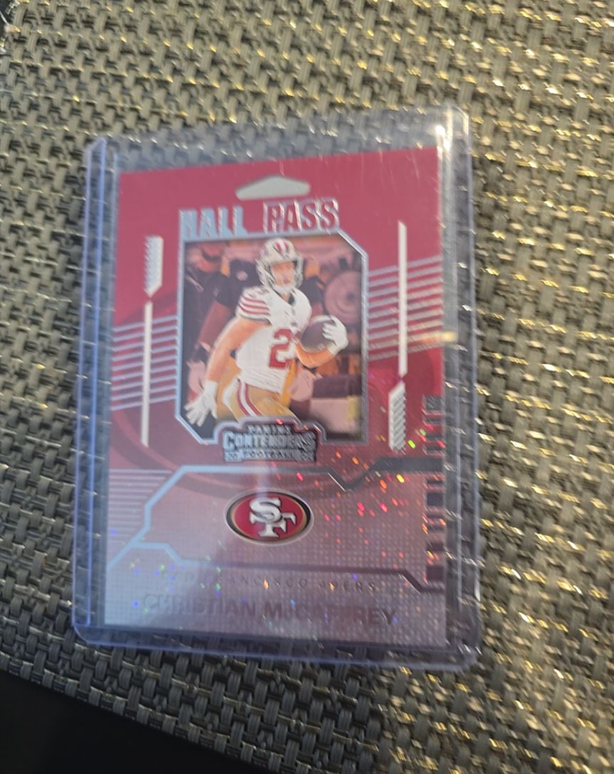 2024 Panini Contenders #25 Christian McCaffrey — front