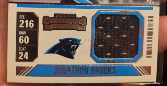 2023 Panini Contenders Football #216 Jonathon Brooks — front