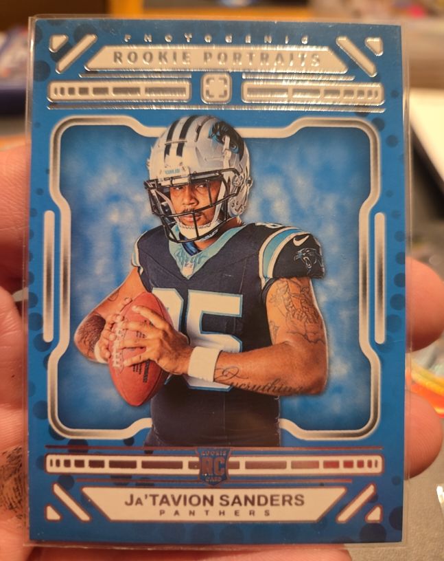 2024 Panini Photogenic #174 Ja'Tavion Sanders Rookie Portraits — front